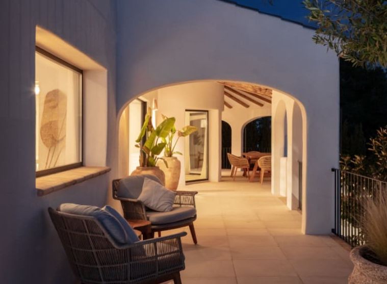 Lyxvilla med havsutsikt i Granadella, Jávea
