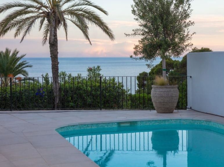 Lyxvilla med havsutsikt i Granadella, Jávea