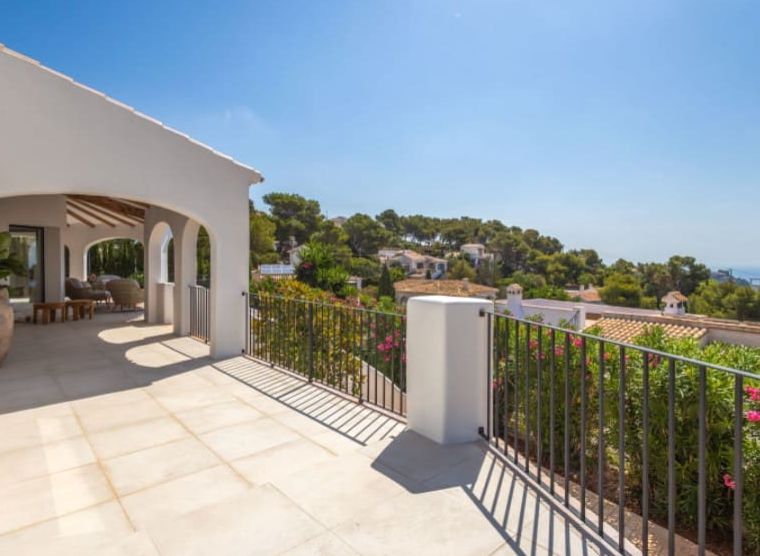 Lyxvilla med havsutsikt i Granadella, Jávea