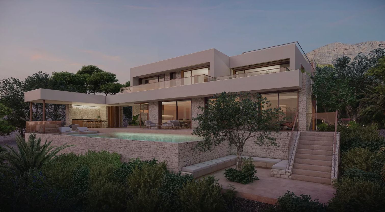 Villa contemporaine exclusive avec essence méditerranéenne près du Montgó, Jávea