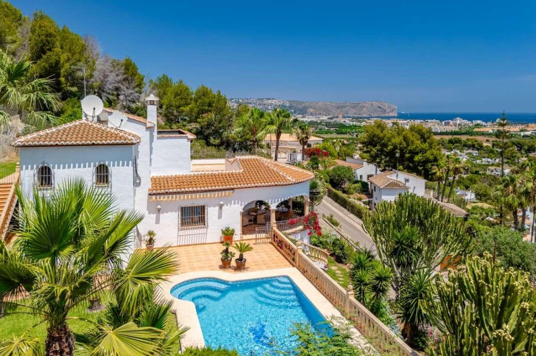 CP1217 - CHALET AVEC VUE SUR LA MER À JÁVEA