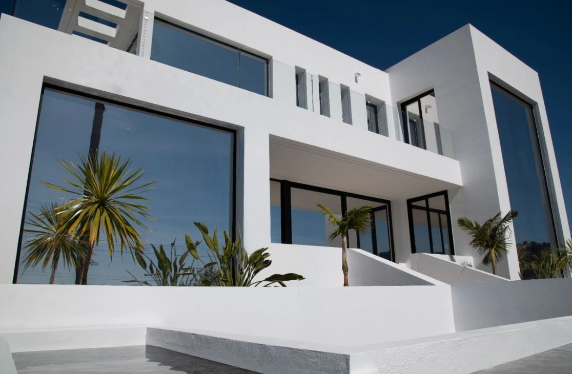 Villa neuve avec vue sur la mer et piscine avec jacuzzi à Moraira