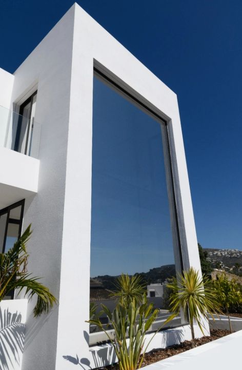 Villa neuve avec vue sur la mer et piscine avec jacuzzi à Moraira