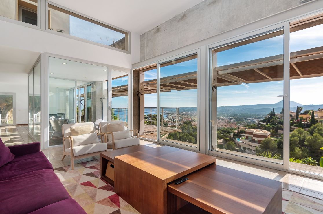 Villa design à La Corona, Jávea, avec vue sur la mer