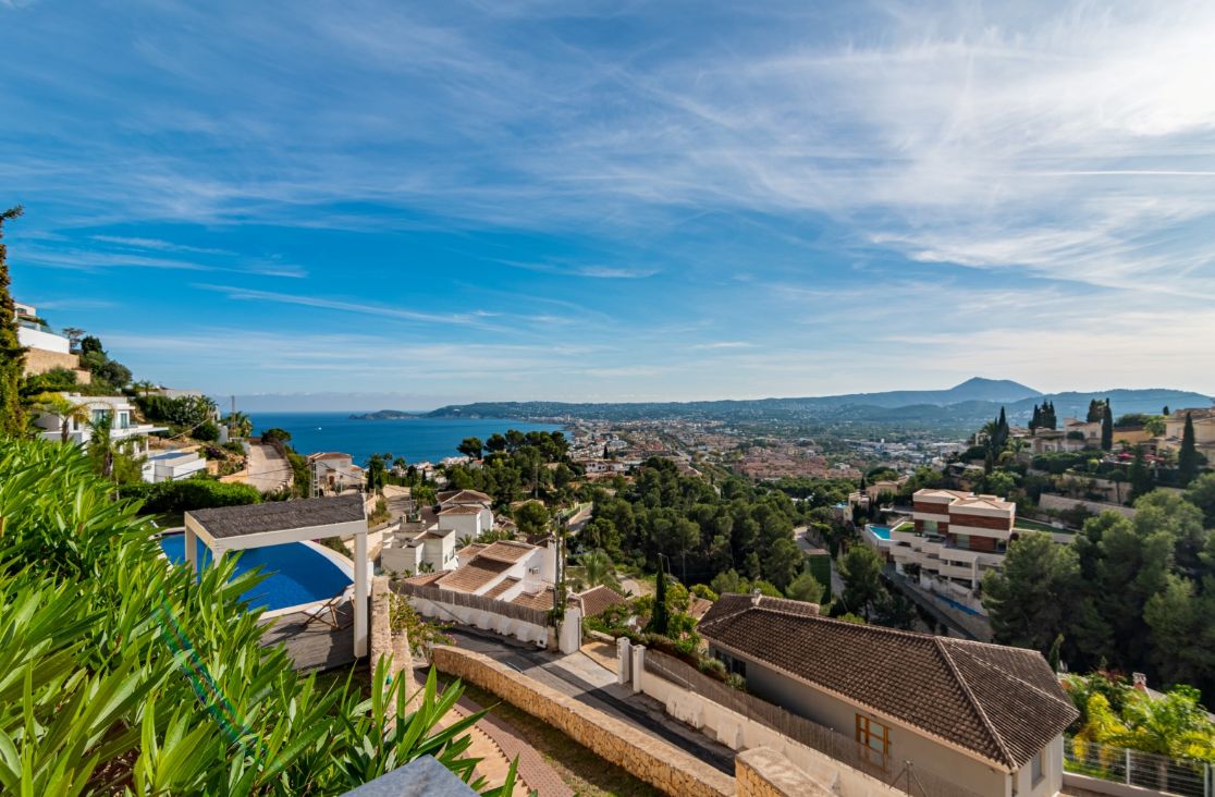 Villa design à La Corona, Jávea, avec vue sur la mer