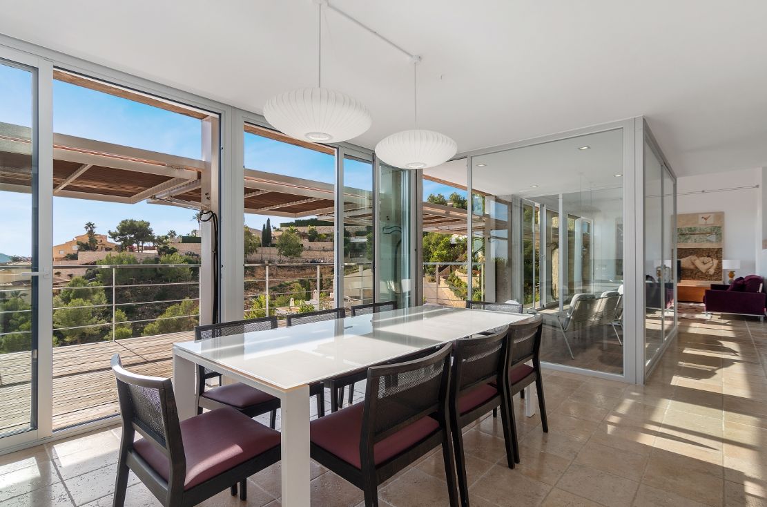 Villa design à La Corona, Jávea, avec vue sur la mer