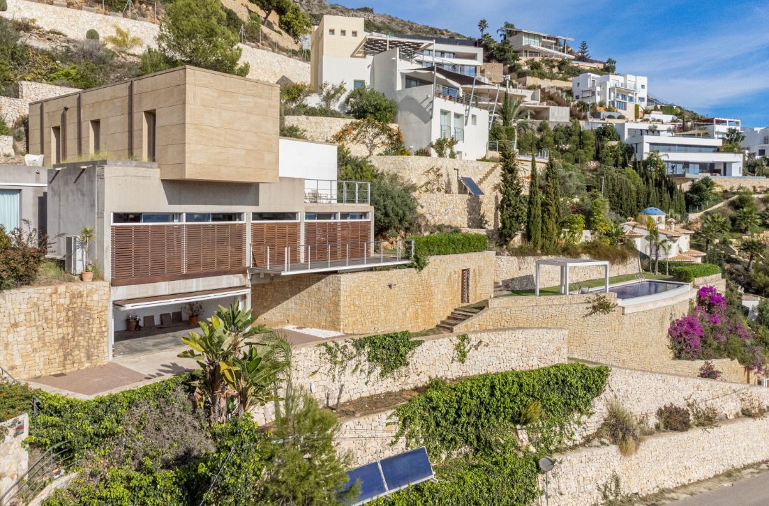 Villa design à La Corona, Jávea, avec vue sur la mer