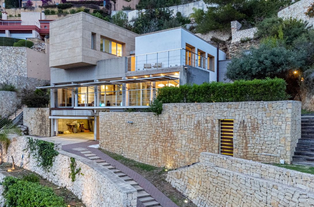 Villa design à La Corona, Jávea, avec vue sur la mer