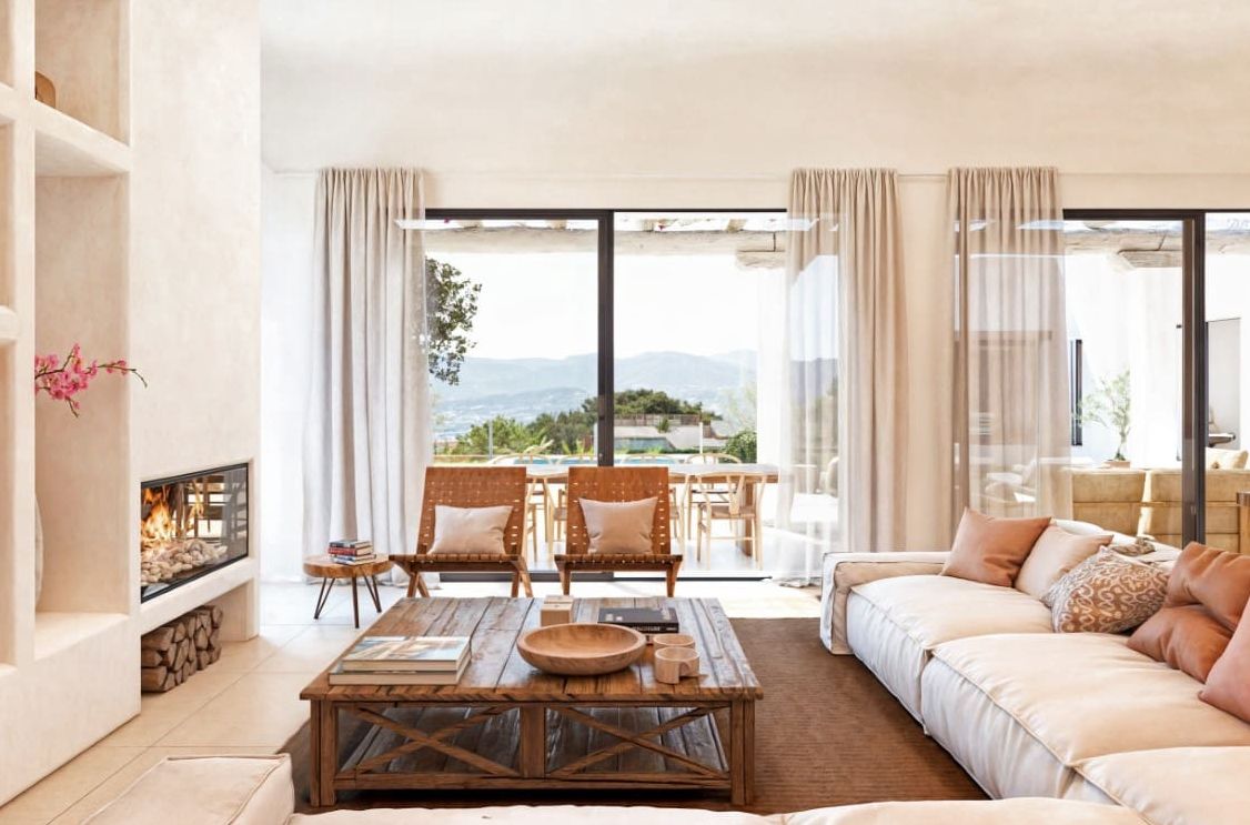 Villa de luxe neuve à Jávea, avec vues panoramiques et appartement indépendant.