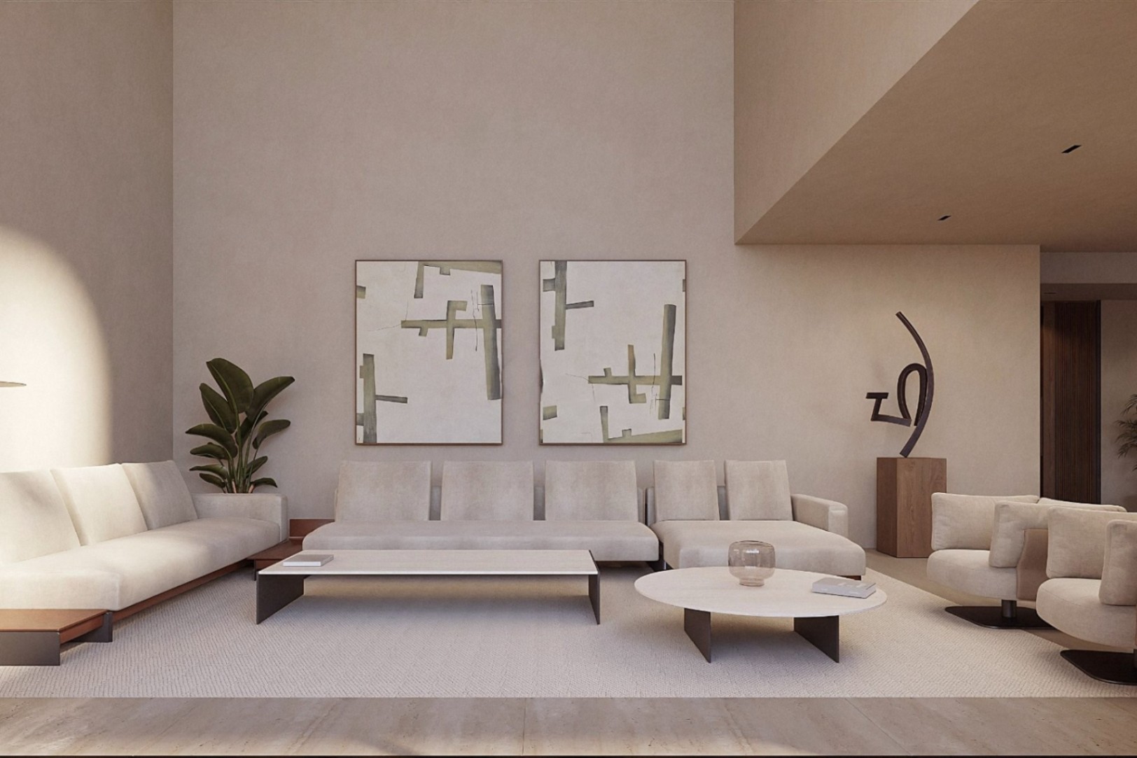 Nybyggd villa i Moraira med modern design, öppen utsikt och privat pool.