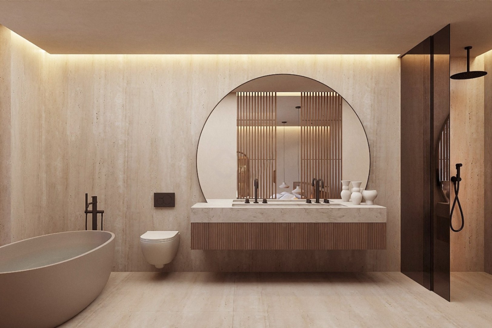 Nybyggd villa i Moraira med modern design, öppen utsikt och privat pool.