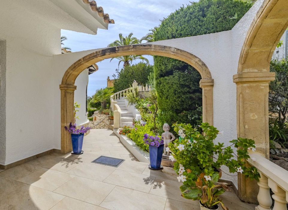 Villa méditerranéenne avec vue sur la mer à quelques pas de La Barraca, Jávea