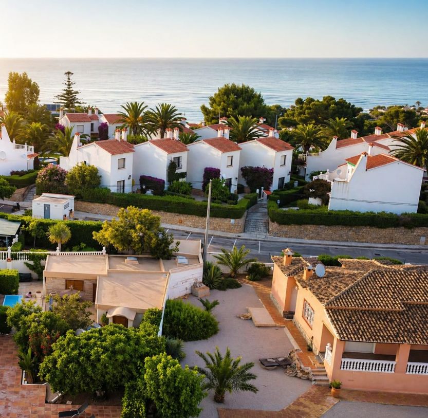 Villa rénovée avec grand terrain et vue sur le Montgó à San Nicolás, Dénia.