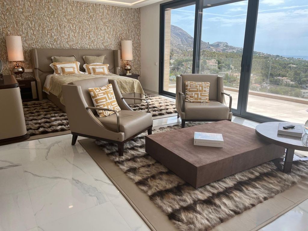 Exclusiva villa de lujo en Sierra Altea con vistas panorámicas al mar y piscina infinita