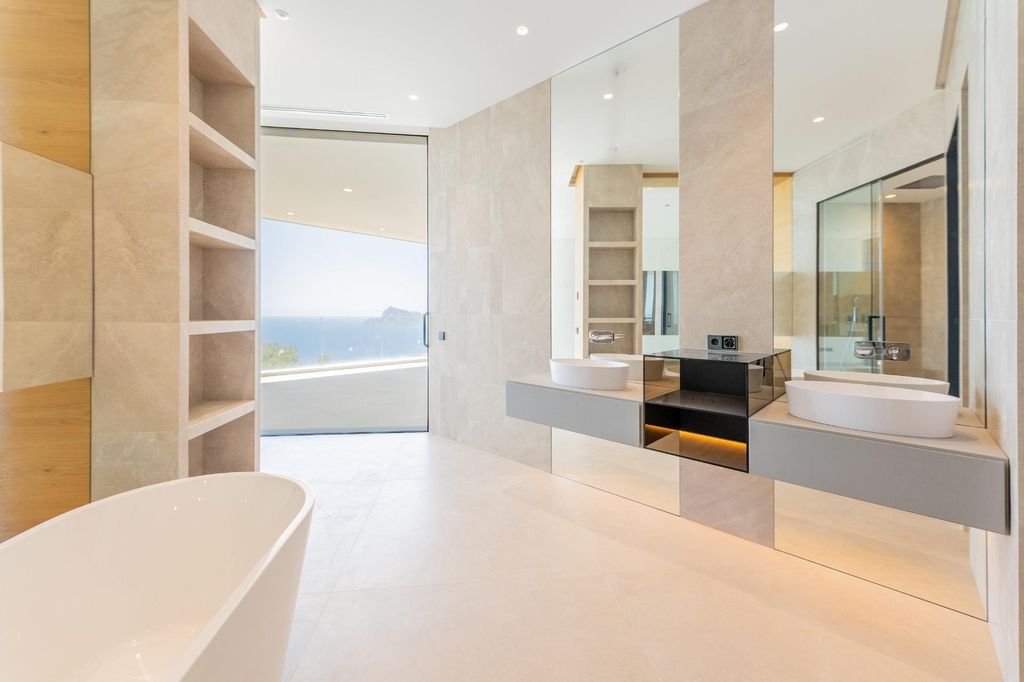 Luxury villa in Altea Hills with sea views, pool, and wellness area.