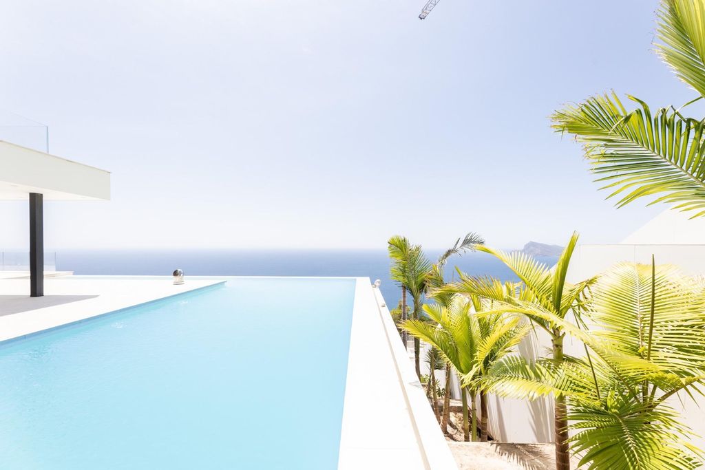 Luxury villa in Altea Hills with sea views, pool, and wellness area.