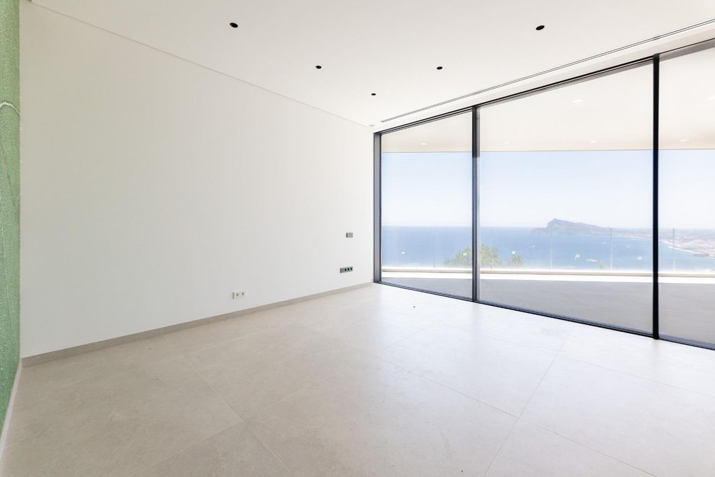 Luxury villa in Altea Hills with sea views, pool, and wellness area.