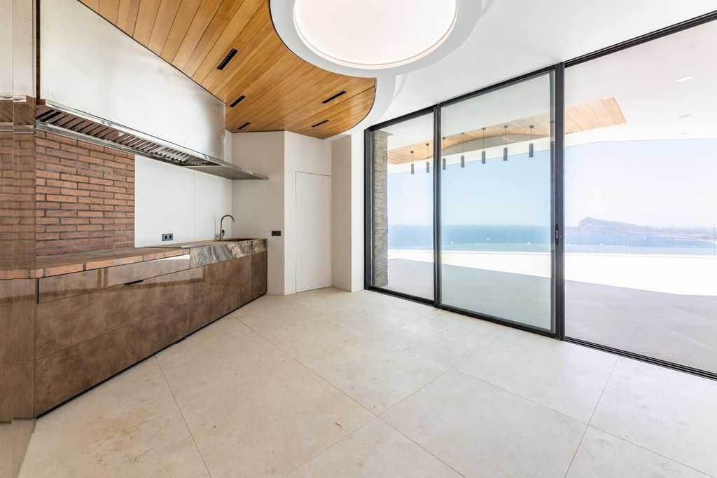 Luxury villa in Altea Hills with sea views, pool, and wellness area.