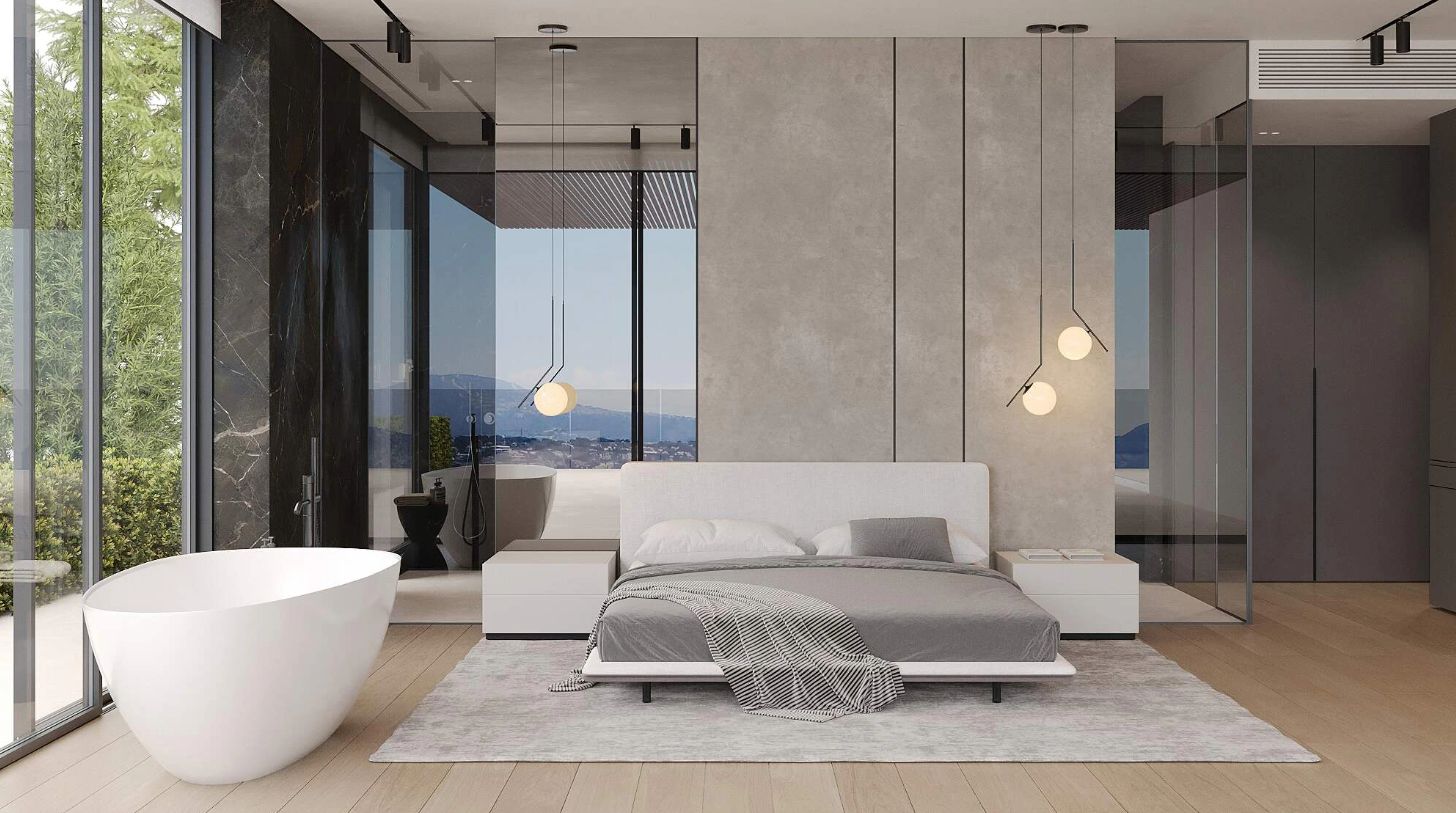Newly built villa with sea views for sale in Sierra de Altea.
