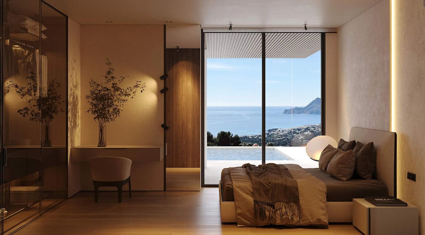 Newly built villa with sea views for sale in Sierra de Altea.