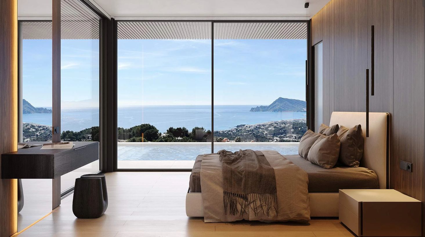 Newly built villa with sea views for sale in Sierra de Altea.