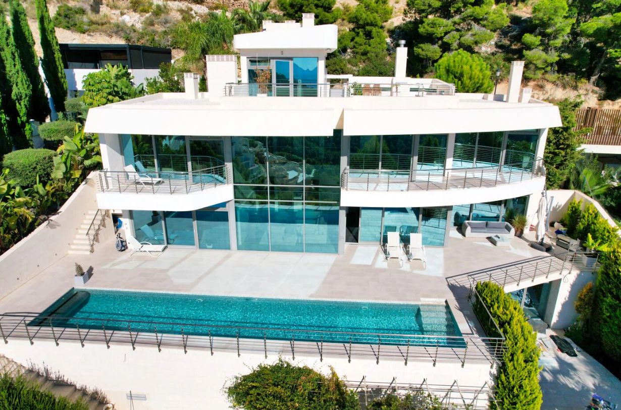 Willa luksusowa z panoramicznym widokiem na morze w Altea Hills