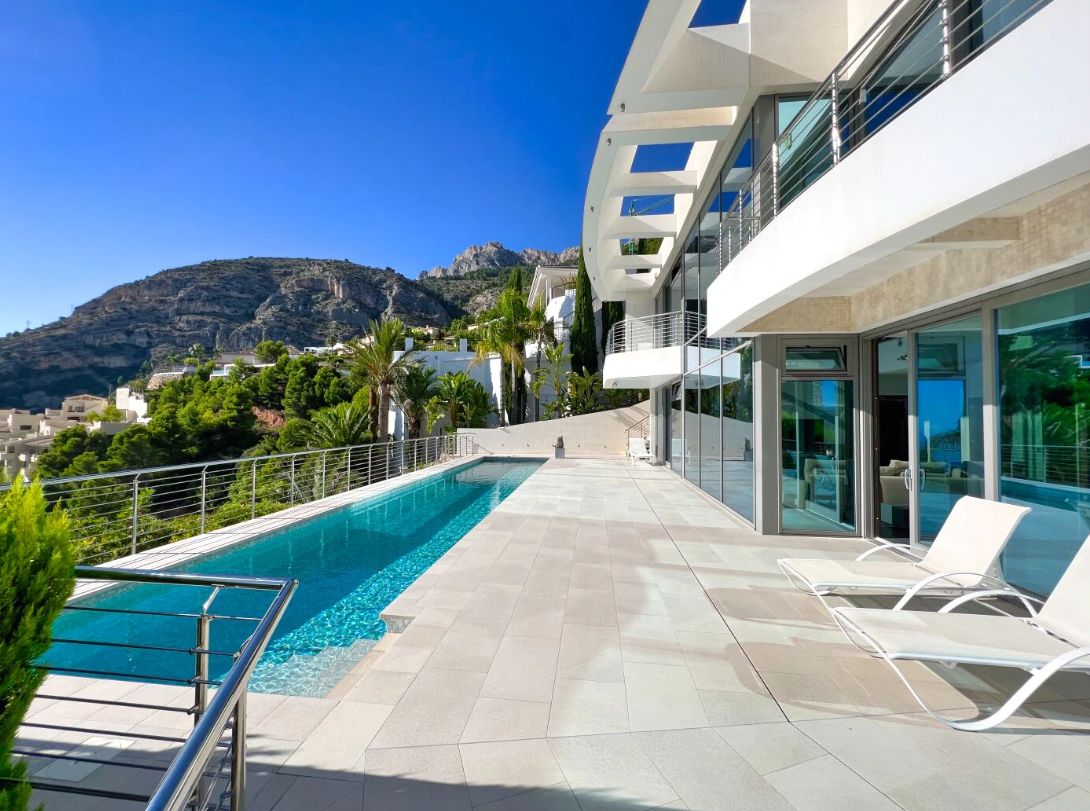 Willa luksusowa z panoramicznym widokiem na morze w Altea Hills