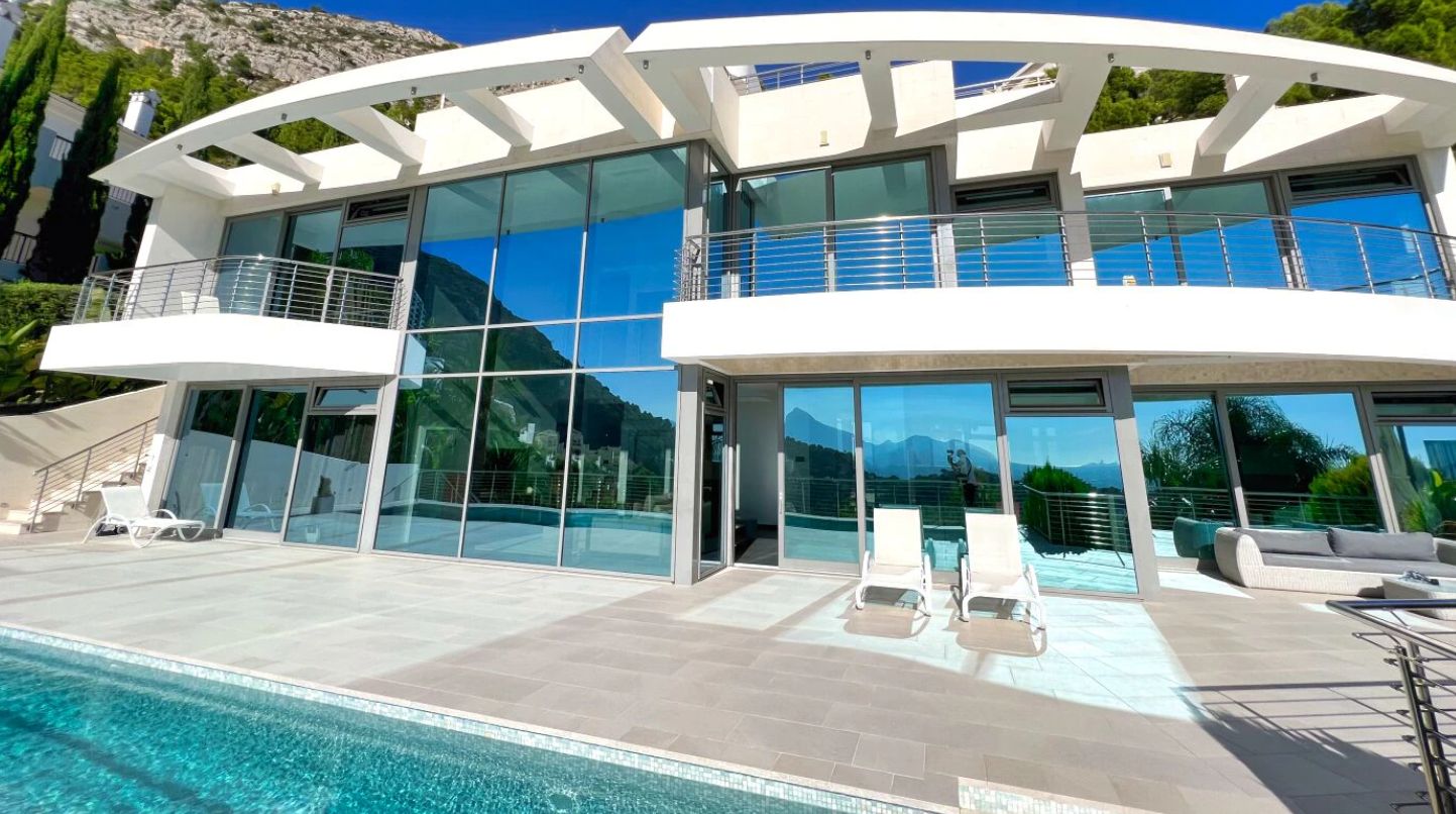 Willa luksusowa z panoramicznym widokiem na morze w Altea Hills