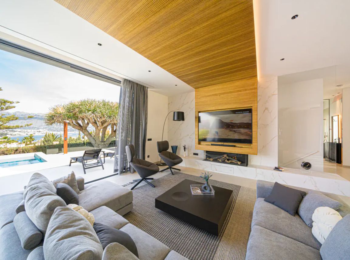 Villa de lujo de obra nueva en El Albir con vistas panorámicas al mar