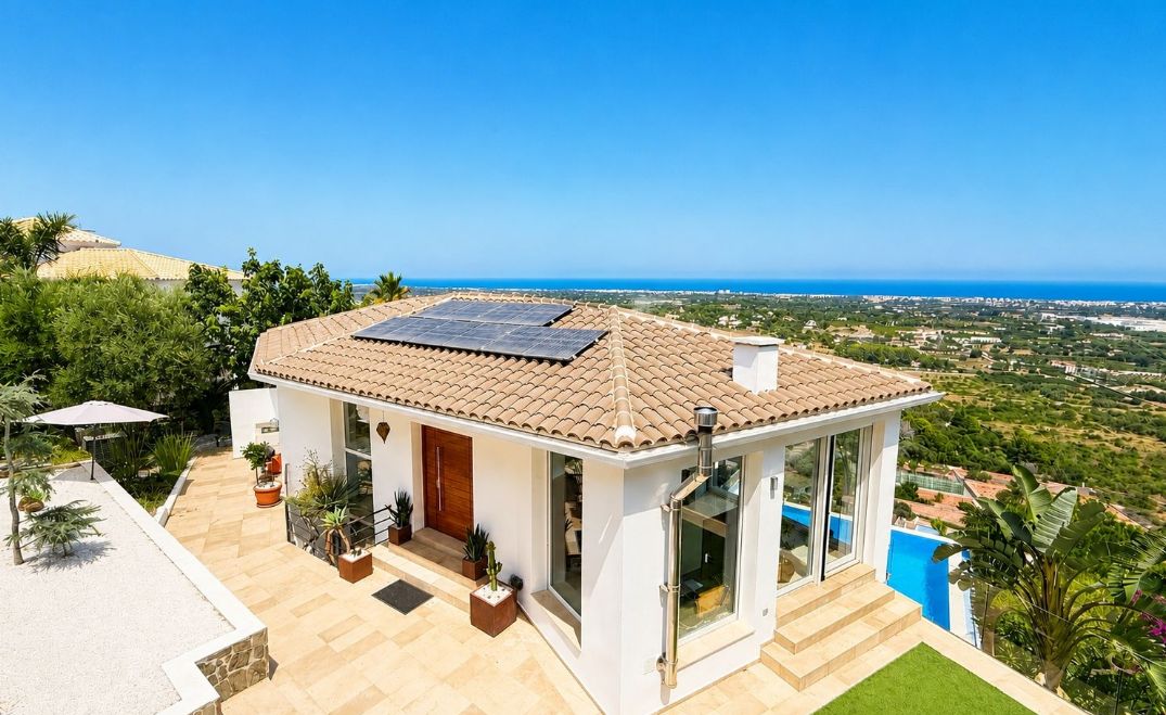 Villa rénovée avec vue sur la mer à Marquesas, Dénia