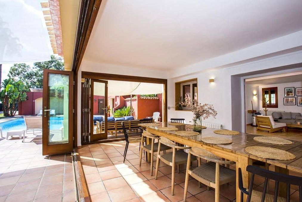 Villa con acceso directo a la playa en Els Molins, Las Marinas, Dénia