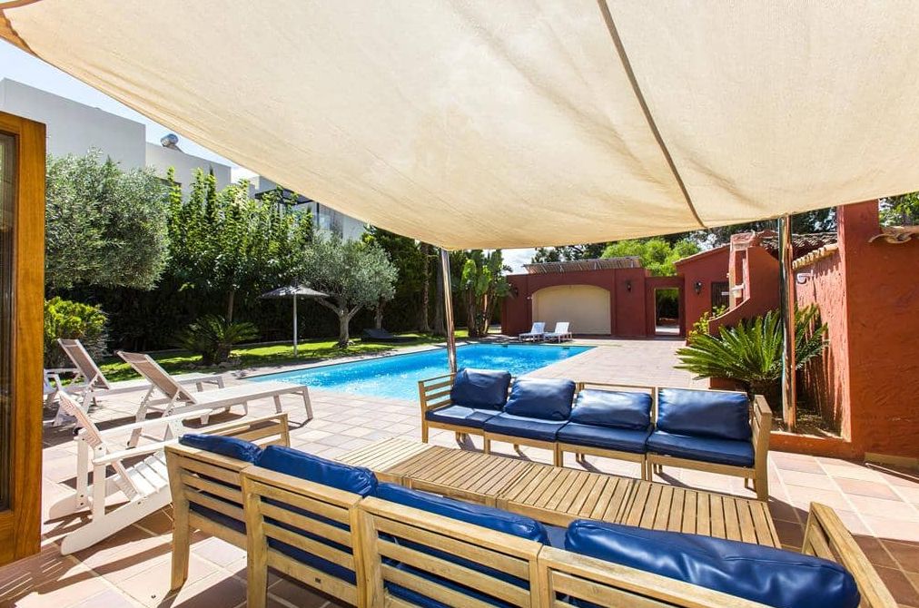 Villa con acceso directo a la playa en Els Molins, Las Marinas, Dénia