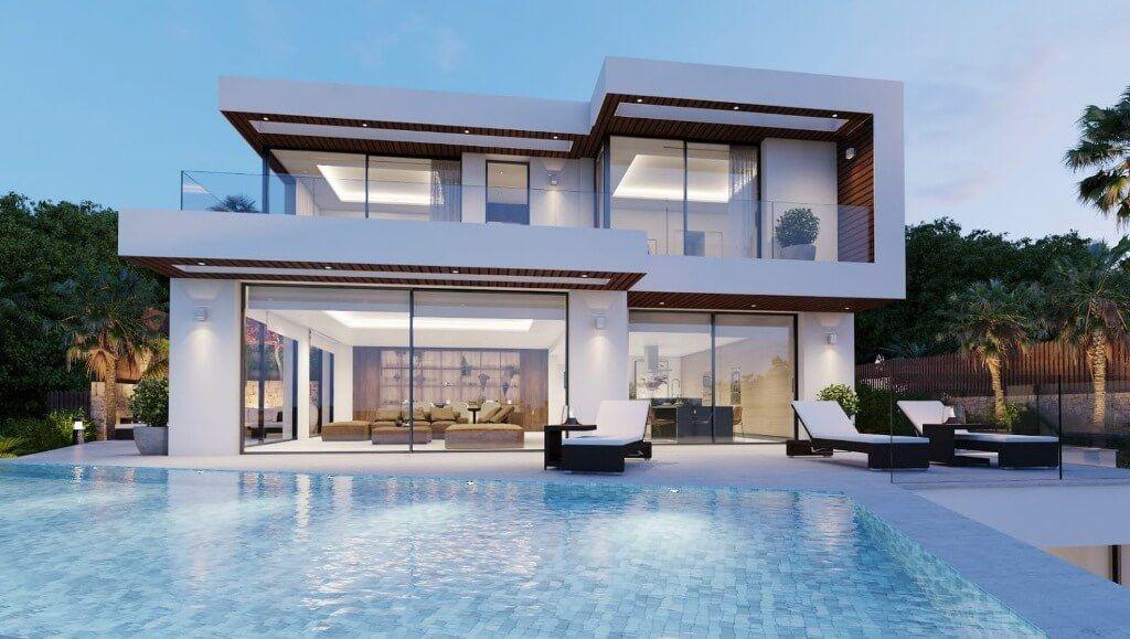Nouvelle villa de luxe avec vue sur la mer à vendre à Altea