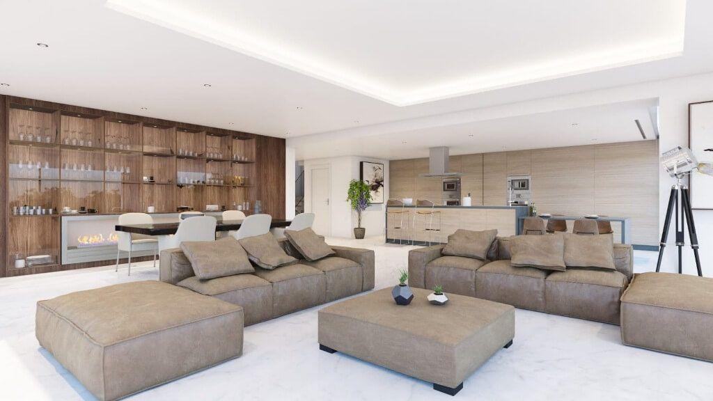 Nouvelle villa de luxe avec vue sur la mer à vendre à Altea