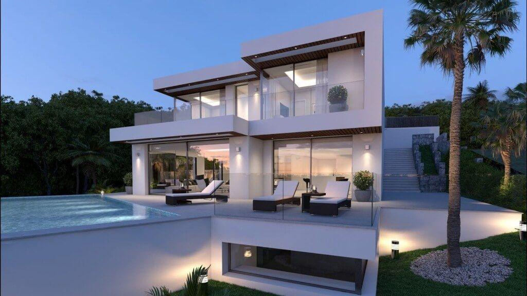 Nouvelle villa de luxe avec vue sur la mer à vendre à Altea
