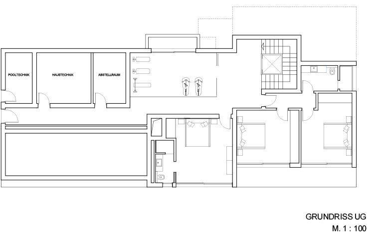 Villa moderne avec vue mer