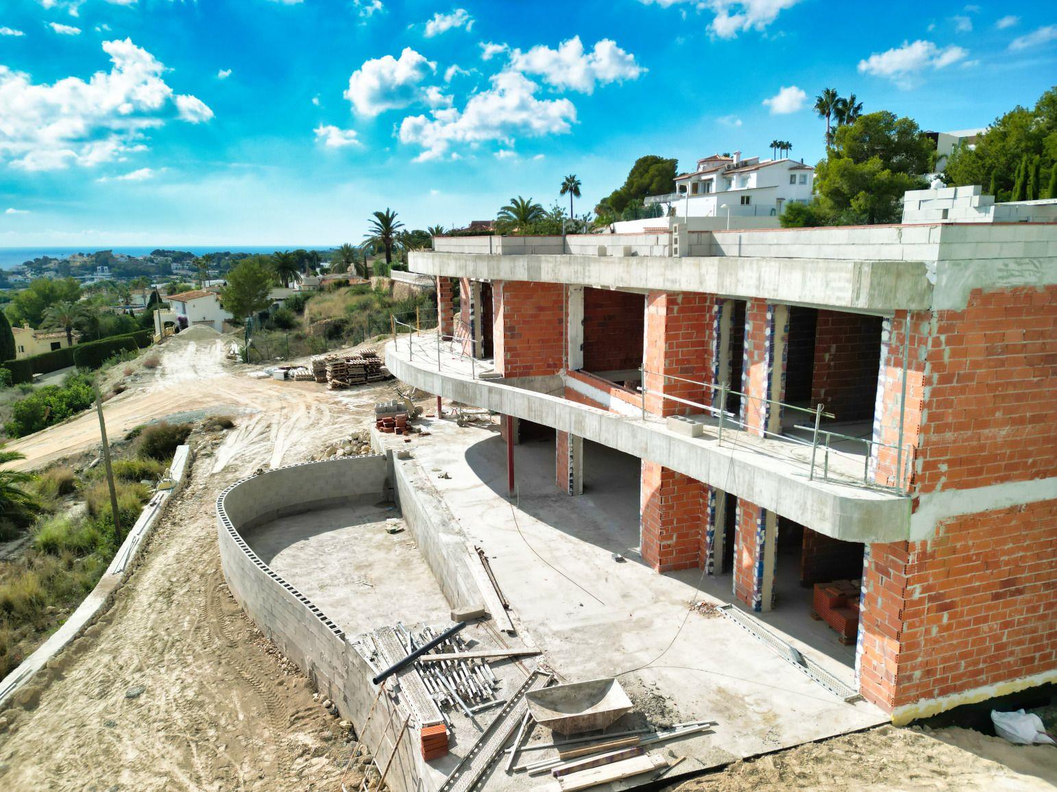 Villa moderne avec vue sur la mer à Moraira