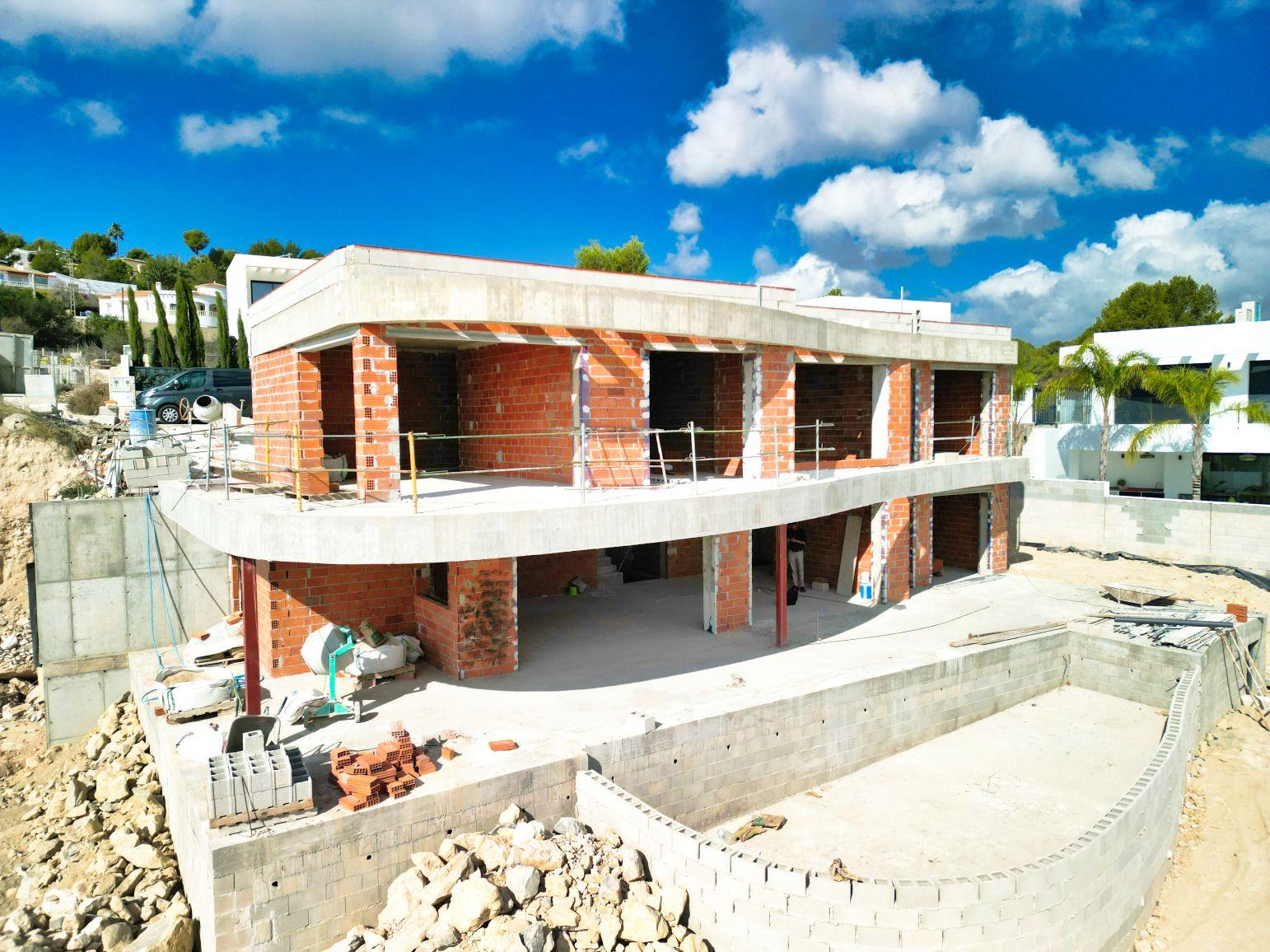 Villa moderne avec vue sur la mer à Moraira