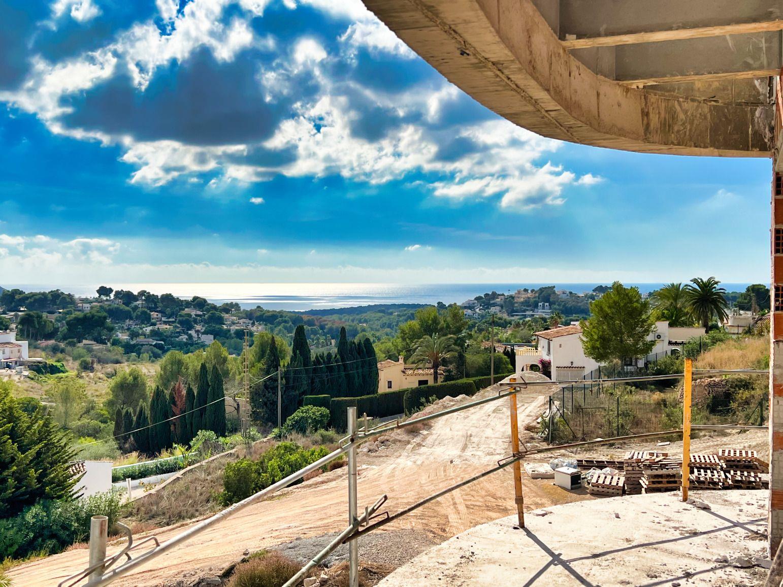 Villa moderne avec vue sur la mer à Moraira
