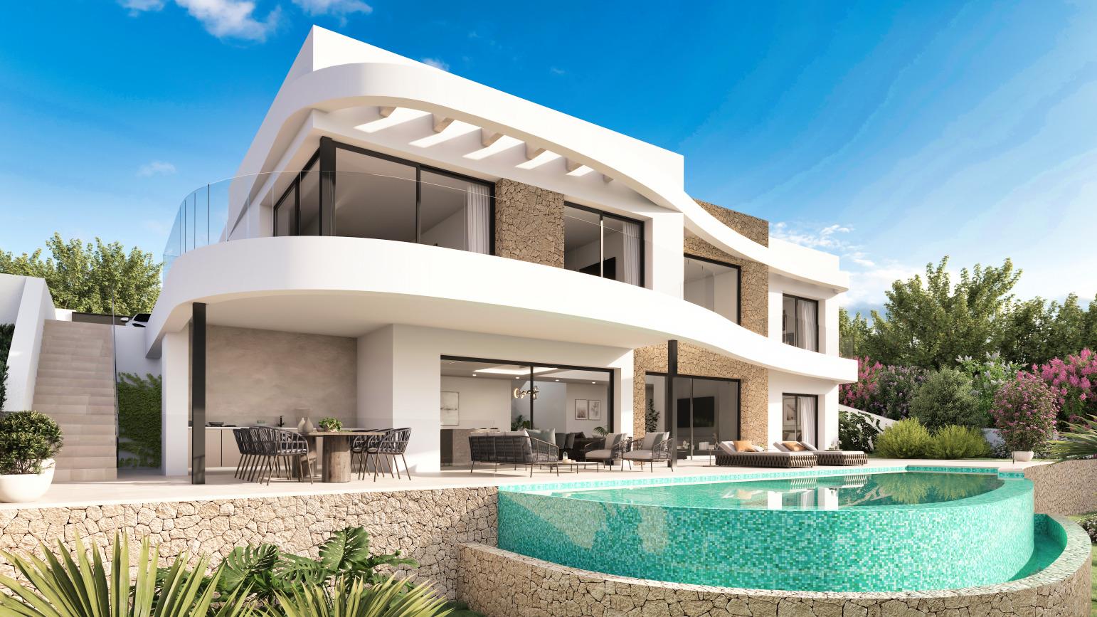 CP1032 - Moderne villa med havutsikt i Moraira