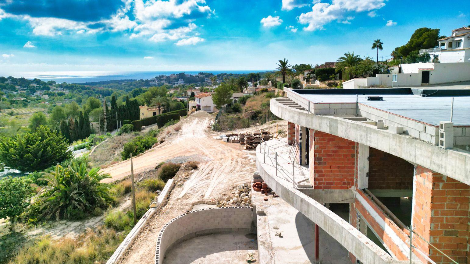 Villa moderne avec vue sur la mer à Moraira
