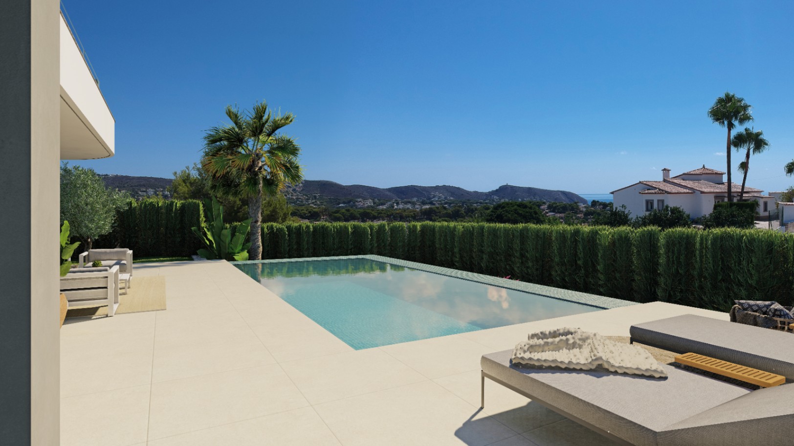 villa de luxe à Moraira avec vue sur la mer