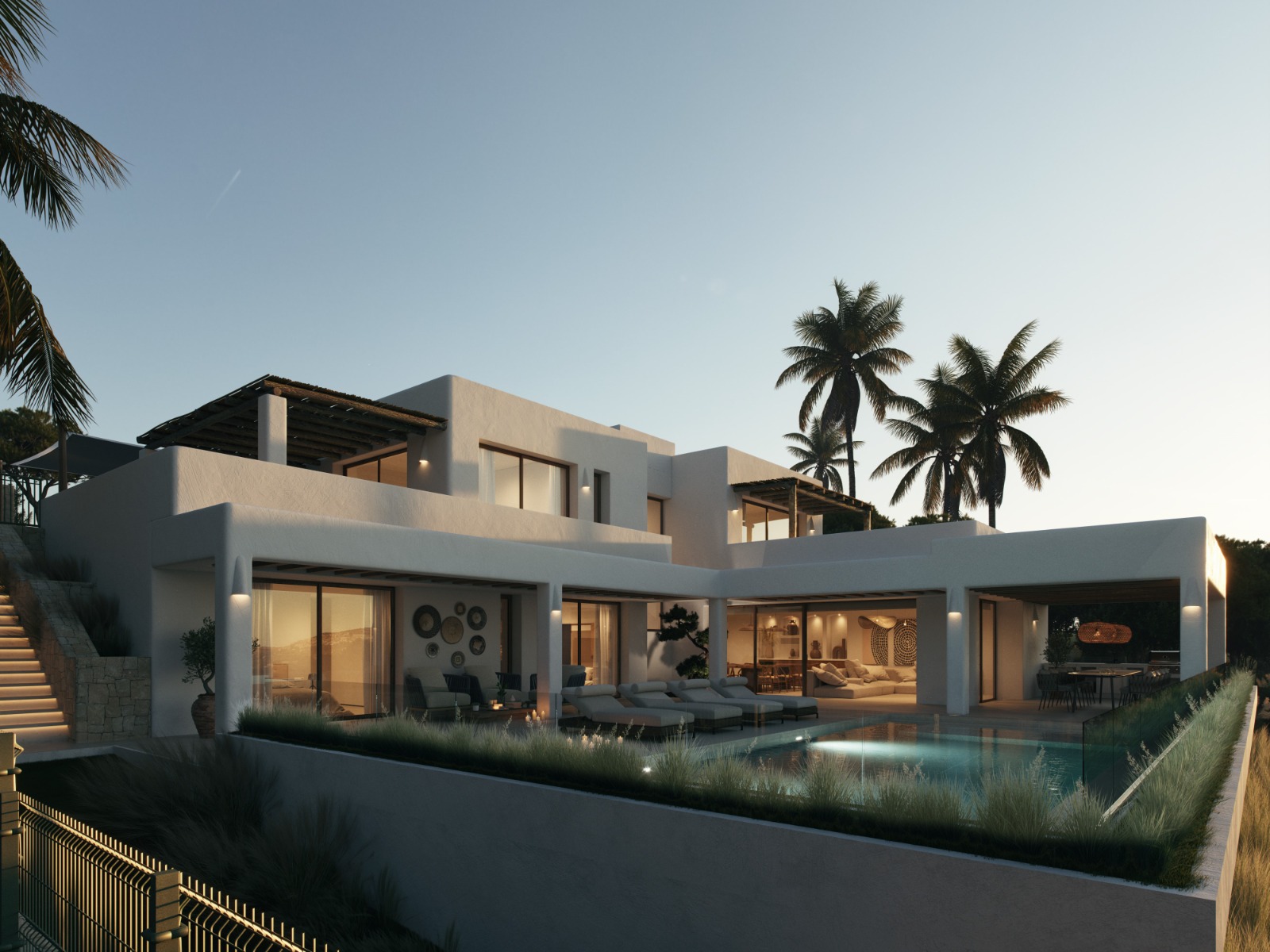 villa de lujo en Moraira con vistas al Mar