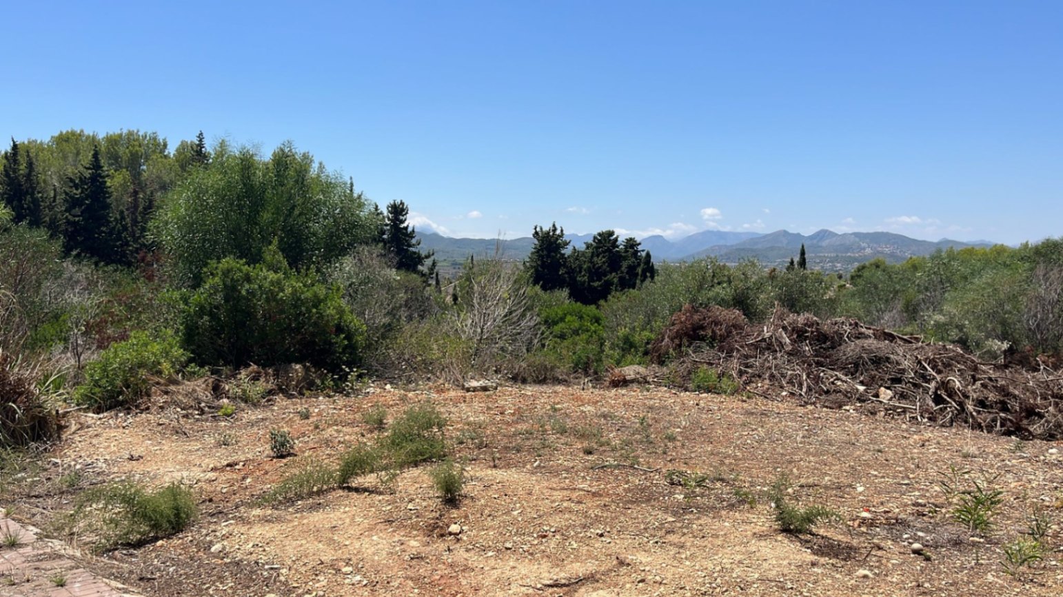 Parsel i Jávea - Montgó-området, sørvendt med panoramautsikt