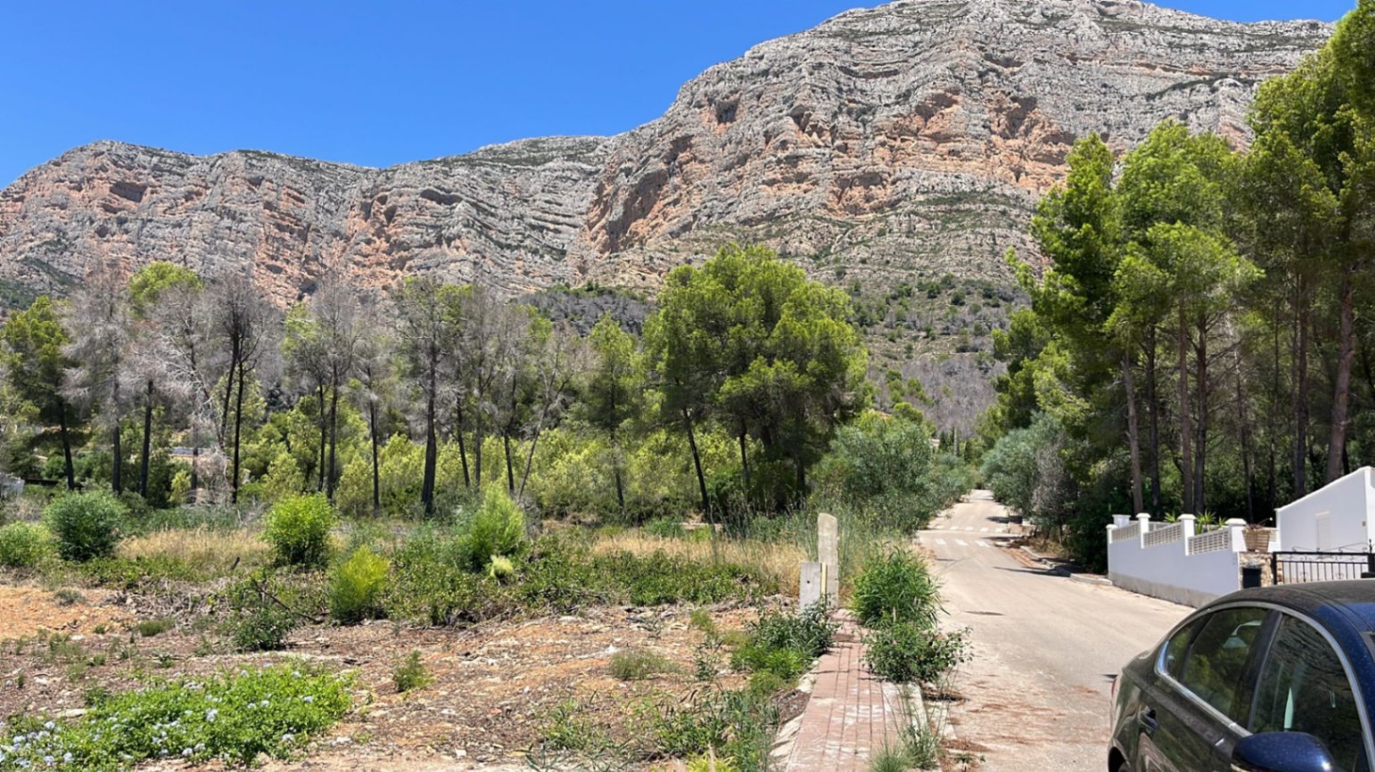 Parsel i Jávea - Montgó-området, sørvendt med panoramautsikt