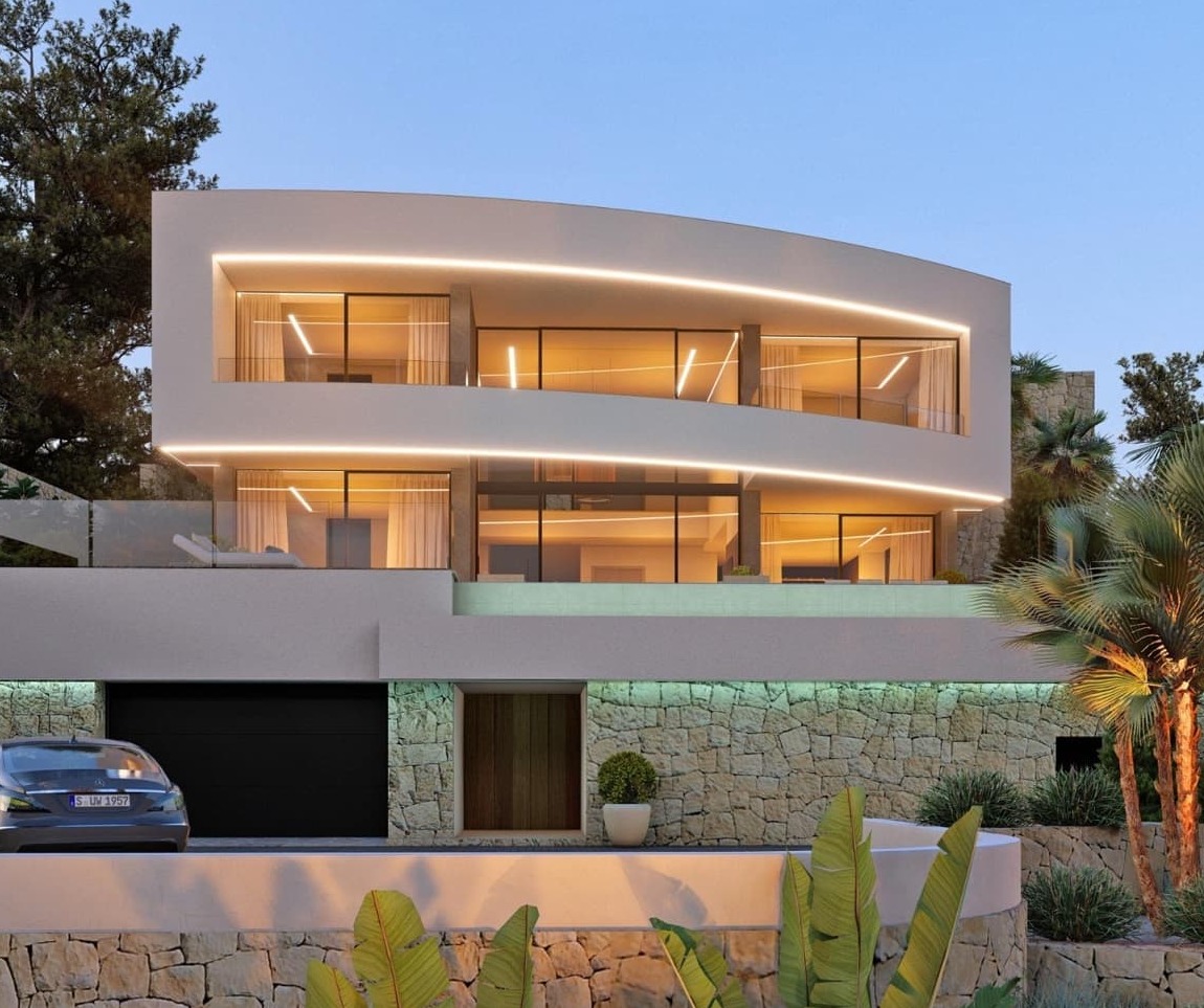 VILLA MIT MEERBLICK IM BAU IN CALPE