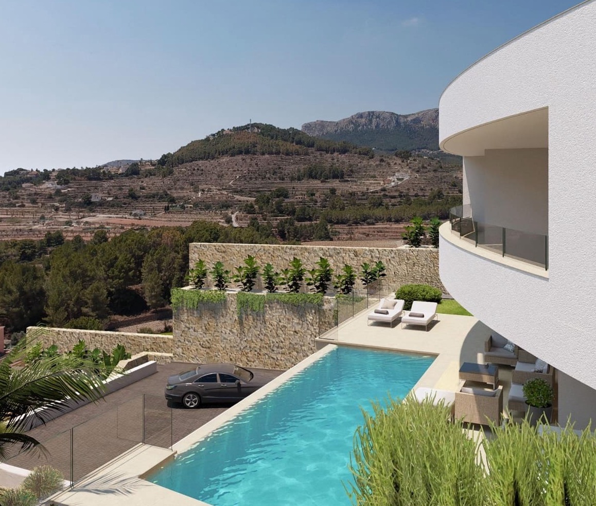 VILLA MIT MEERBLICK IM BAU IN CALPE