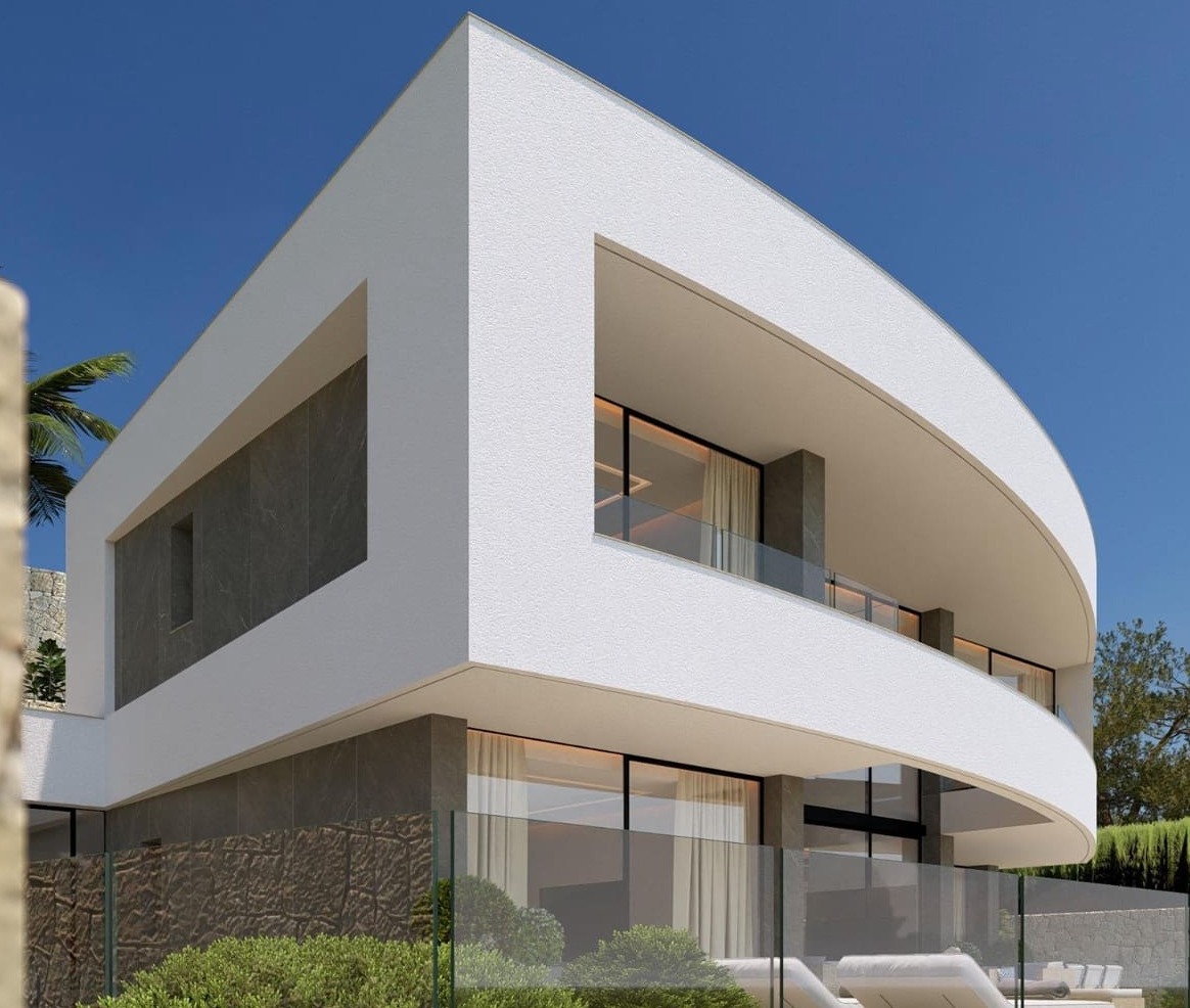 VILLA MIT MEERBLICK IM BAU IN CALPE