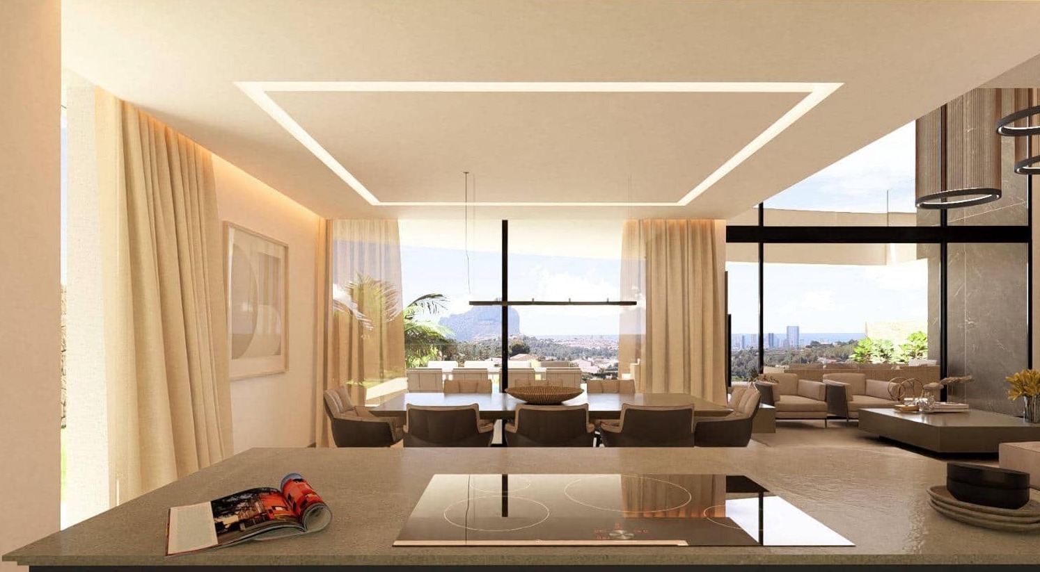 VILLA MIT MEERBLICK IM BAU IN CALPE