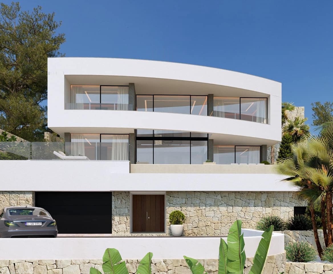 VILLA MIT MEERBLICK IM BAU IN CALPE